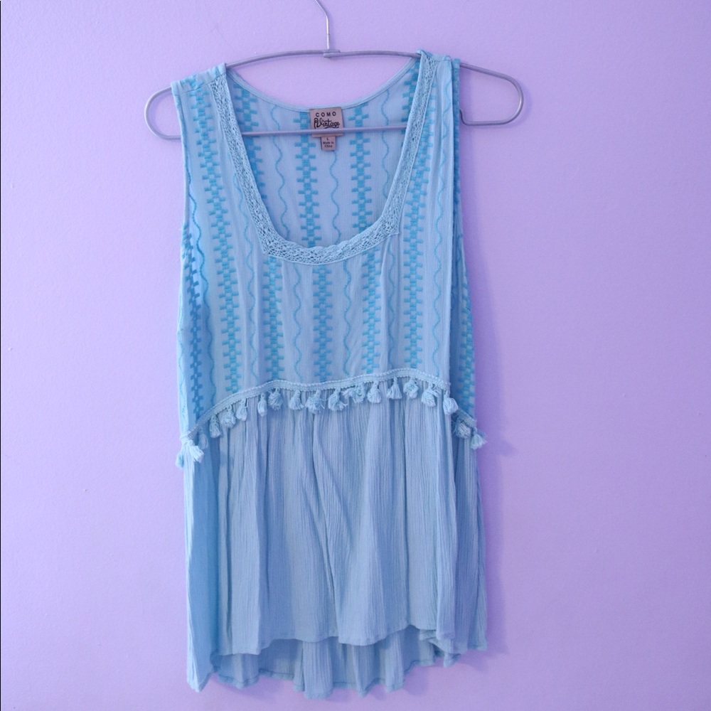 Bohemian style tank top